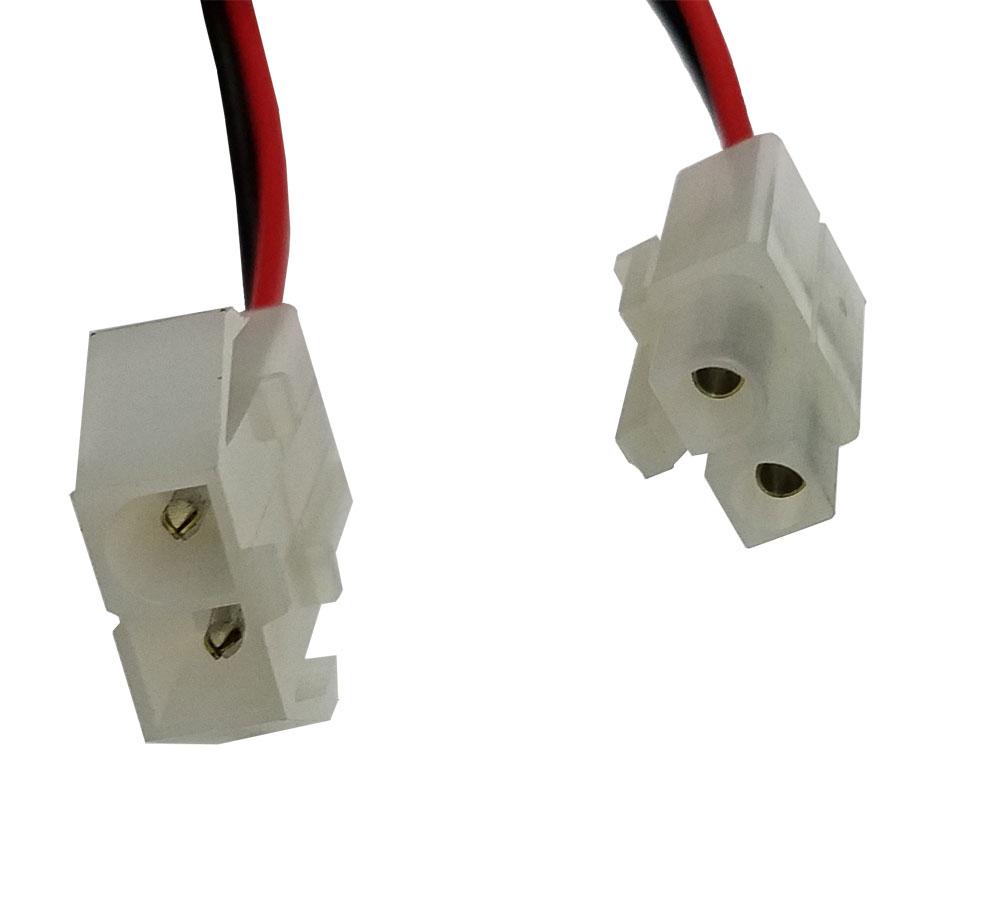 Pre-Wired Connector: Round Pin - 2 Cond. 18AWG - We-Supply