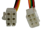Pre-Wired Connector: Round Pin - 6 Cond. 18AWG - We-Supply