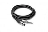 Pro Mic Cable, XLR 3 Pin Female to 1/4" TRS, 10 foot - We-Supply
