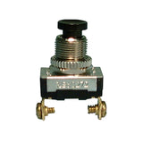 Pushbutton Switch Normally Open SPST 6A-125V Screw Lug