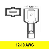 Quick Disconnect Male, 12-10AWG, Yellow Nylon - We-Supply