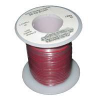 Red 18 Gauge Stranded Wire, 25' Spool - We-Supply