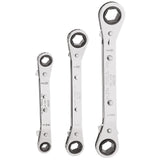 Reversible Ratcheting Box Wrench Set, 3-Piece - We-Supply