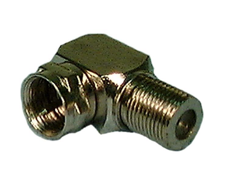 Right-Angle Adaptor: F Type Female to F Type Male - We-Supply