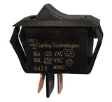 Rocker Switch On/Off SPST 16A-125V .250" Quick Connect - We-Supply