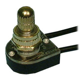 Rotary Canopy Switch SPST On/Off 6A-125V Wire lead