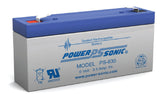 Sealed Lead Acid Battery, 6V 3.5AH - We-Supply