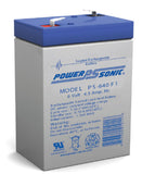 Sealed Lead Acid Battery, 6V 4.5AH - We-Supply