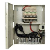 Security Distribution Power Supply: 12VDC 9-Channel 10-Amps