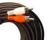 Shielded Audio Cable, Dual RCA, 18" - We-Supply