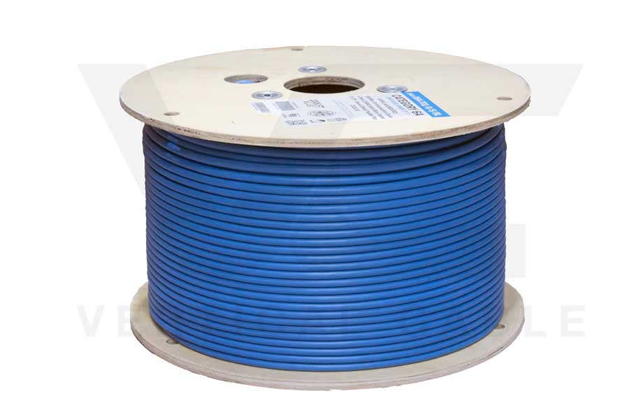 Shielded CAT6A Riser Cable, Blue, 1000 foot roll - We-Supply