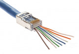 Shielded EZ-RJ45 for Cat5e and Cat6 with Internal Ground