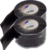 Silicon Rubber Fusion Tape, 1" x 10 feet, Black, 2 pack - We-Supply