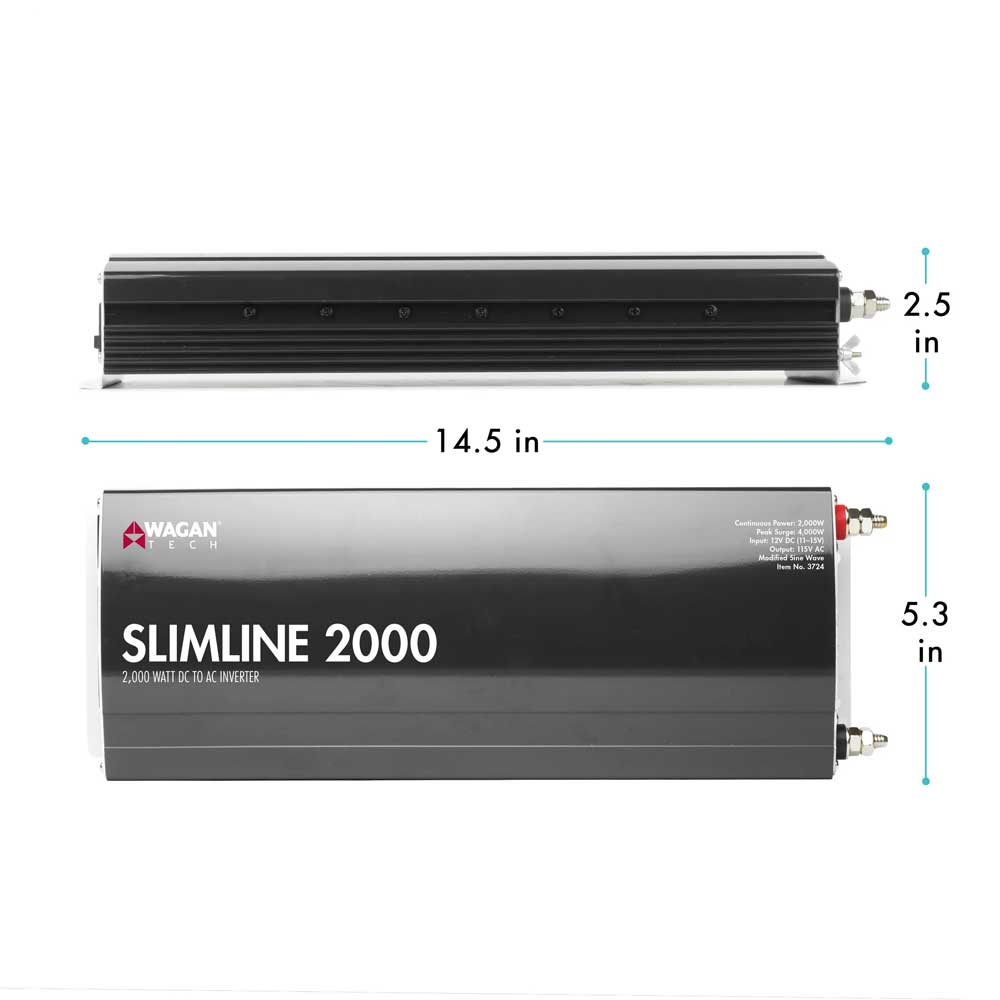Slimline AC Inverter 2000 Watts - We-Supply