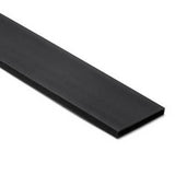 Slotted Finger Duct Cover, Black, 3" x 6 ft - We-Supply
