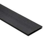 Slotted Finger Duct Cover, Black, 4" x 6 ft - We-Supply