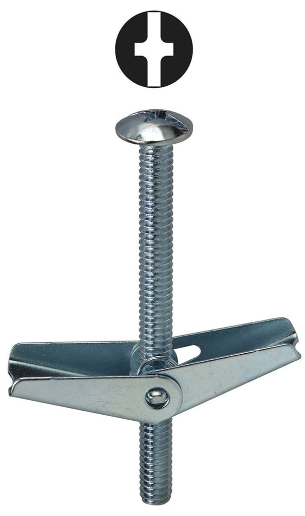 Slotted Square Toggle Bolt, 50 pack - We-Supply