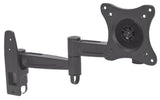 Small LCD Monitor Dual Arm Wall Mount, 13-27