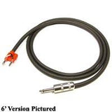 Speaker Cable: 1/4" Male to Dual Banana Male, 16AWG, 25 ft - We-Supply
