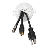 Spring Lock Cable Pass Through Wall Covering - We-Supply