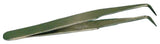 Stainless Steel Curved Point Tweezers, 4 1/2