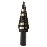 Step Drill Bit: 12 Steps, 3/16" to 7/8" - We-Supply