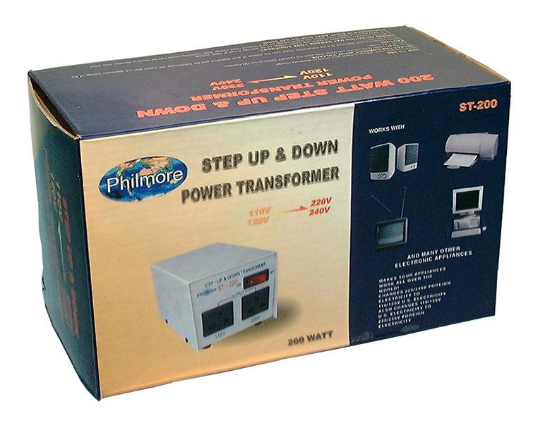 Step Up & Step Down Transformer, 200 Watt - We-Supply