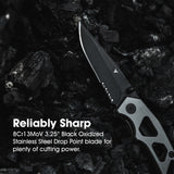 Tactical Knife, 8Cr13MoV Steel Blade EDC - We-Supply