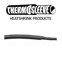 ThermoSleeve 1/4" 2:1 Black Heatshrink, 100' Roll - We-Supply