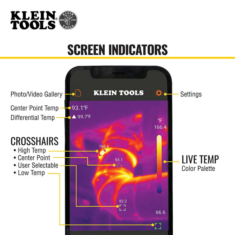 Klein Thermal Imager for iOS Devices
