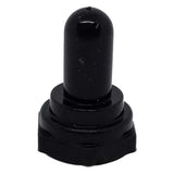 Toggle Switch Boot, 15/32" Thread, Black Rubber - We-Supply