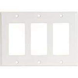 Triple Gang White Decora Wall Plate Cover