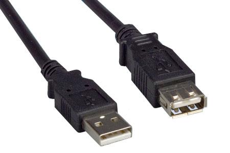USB 2.0 Extension Cable Type A Male to A Female: 10 ft - We-Supply