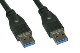 USB 3.0 Patch Cable Type A Male to A Male: 10 ft