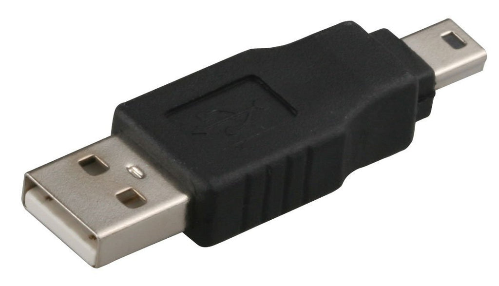 USB Adapter: "A" Male to Mini-USB 5 Pin Male - We-Supply