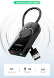 USB Audio Adapter with Volume Control - We-Supply