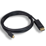 USB Type C Male to Displayport Male Cable, 10 ft