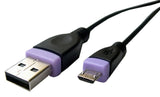 USB v2.0 Cord: "A" Male to Micro-B Male, 3 ft - We-Supply