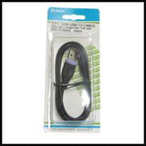 USB v2.0 Cord: "A" Male to Mini-USB 5 Pin Male, 3 ft - We-Supply