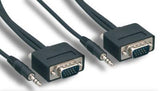 VGA & Audio Slim Patch Cable, 35' - We-Supply