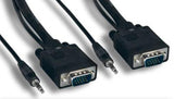 VGA & Audio Standard Patch Cable, 10' - We-Supply