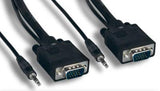 VGA & Audio Standard Patch Cable, 3'