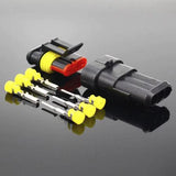 Waterproof Connector Set: 3 Conductor