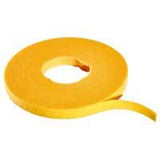 WrapStrap Double-Sided Hook and Loop, 1" x 10 Foot, Yellow - We-Supply