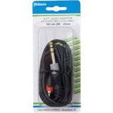 Y-Cable: (1) 1/4" Stereo Male to (2) RCA Male, 6 ft - We-Supply